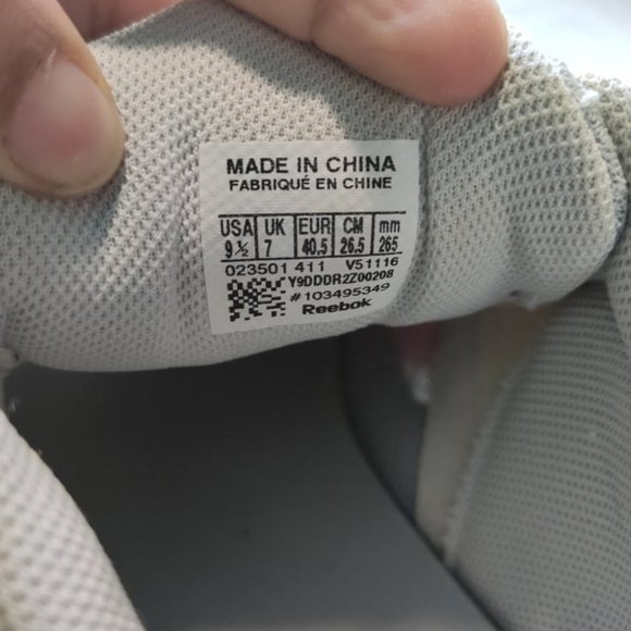 Reebok Women's VIBETECH Solvervibe Pink and Grey Trainers Size 9.5 - Picture 8 of 8